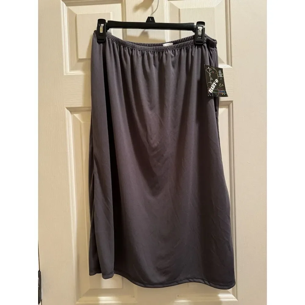 Vintage 80-90's NWT Baby O Gray Skirt Size 20 Made In USA New Old Stock